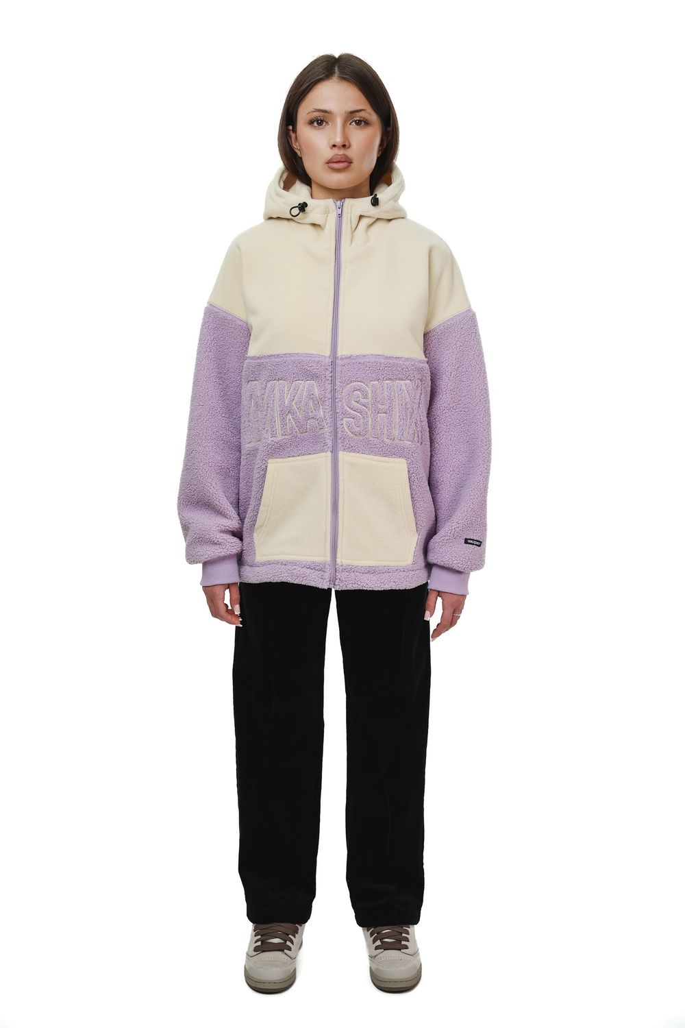 Купить Худи Ymkashix Little Lamb Zip белый/фиолетовый Худи Ymkashix Little Lamb Zip белый/фиолетовый