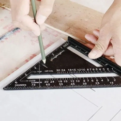 Линейка/угольник 260мм х 180мм, Алюминий