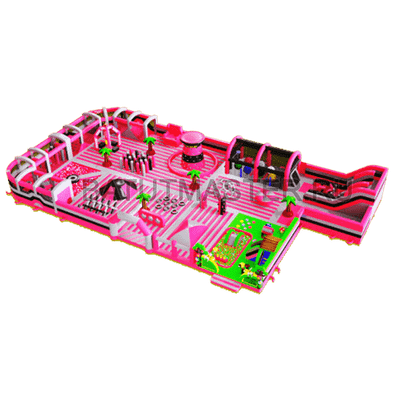 Надувной парк "Мир приключений"