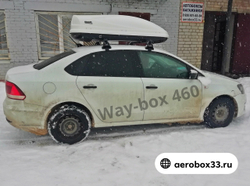 Автобокс Way-box 460 литров на Volkswagen Polo