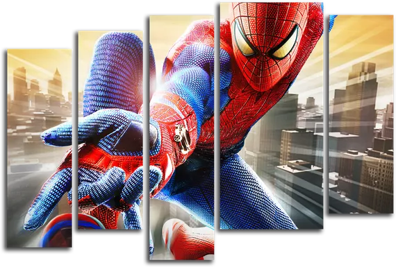 Модульная картина "Человек-паук"