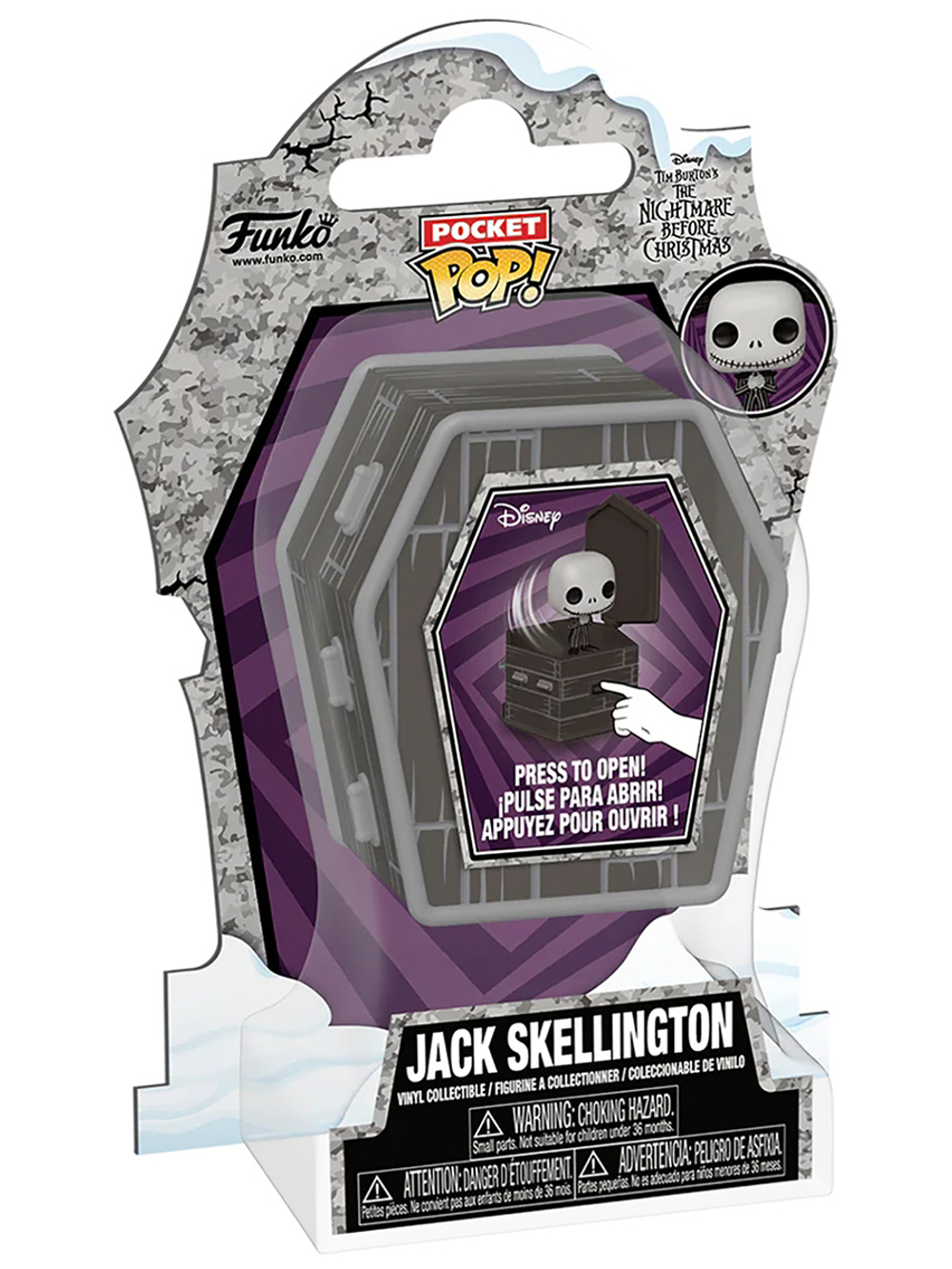 Фигурка Funko Pocket POP! Coffin Disney TNBC Jack Skellington 79910