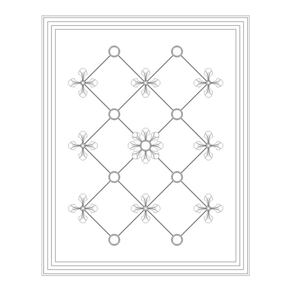 Потолок RODECOR Лалик Ф3 88433AR**