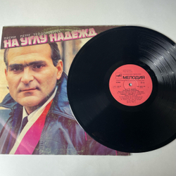 Винтажная виниловая пластинка LP Петре Теодорович, На Углу Надежд (Песни Петре Теодоровича) (СССР 1988) (Киркоров, Кобзон, Караченцев)