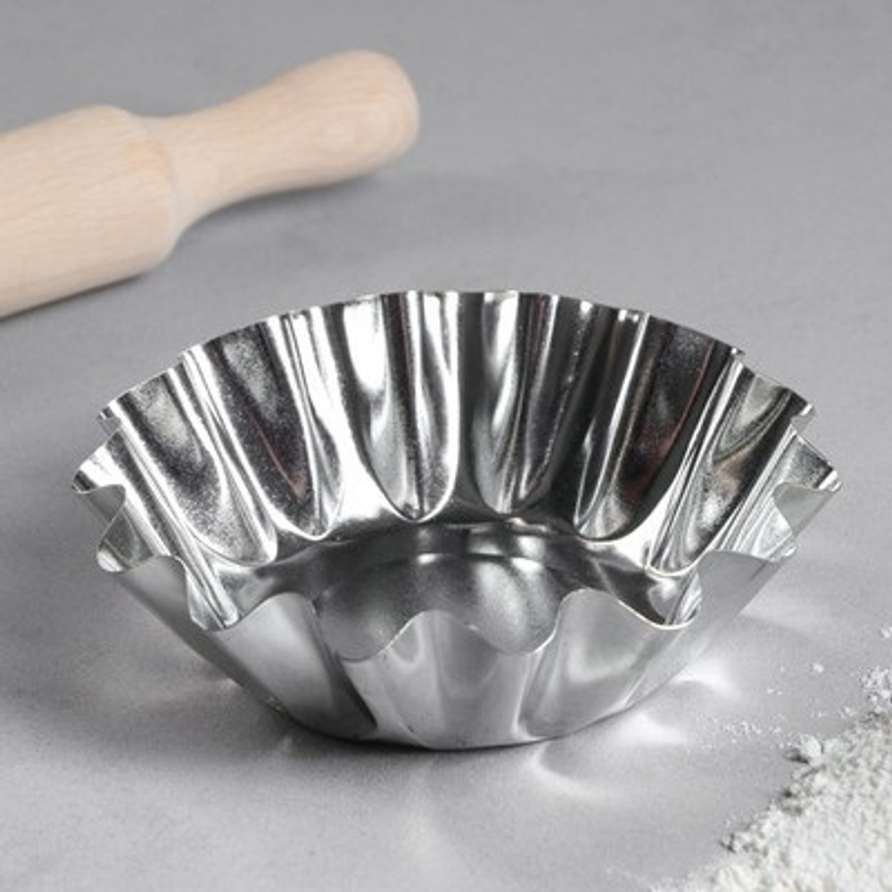 Форма для выпечки кекса, Д-12,5, В- 3,5 см