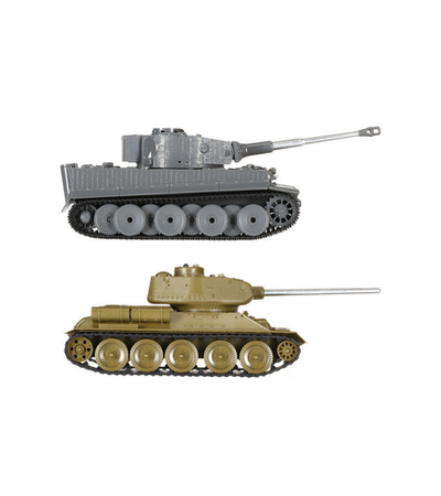 Радиоуправляемый танковый бой Torro Т34/85 и Tiger 1 1/30, RTR