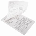 Бланк бухгалтерский типографский "Путевой лист легкового автомобиля", А5 (140х197 мм), СКЛЕЙКА 100 шт., 130045