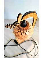 Настольный светильник из фанеры в стиле лофт "Шишка"