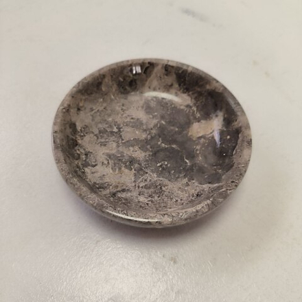 Мыльница из мрамора Grey MM-63756