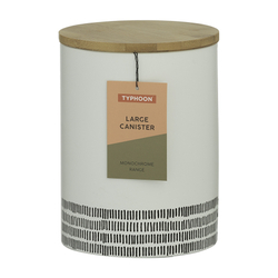 Емкость для хранения 2л Monochrome большая белая TYPHOON