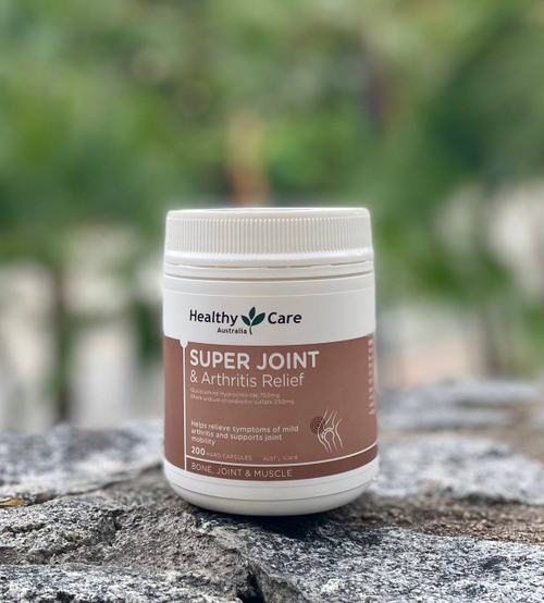 Капсулы для уменьшения и облегчения симптомов артрита, при воспалении суставов Super Joint & Arthritis Relief Healthy Care, 30 шт.