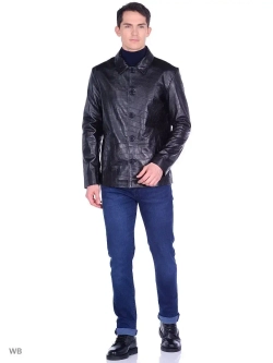 Куртка мужская  из натуральной кожи