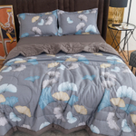 Комплект постельного белья Сатин с Одеялом 100% хлопок 160x80 на резинке OBR132