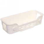 Полка для ванны с липким слоем «Стайл»белая 27,5х11х7см