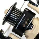 Безынерционная катушка 3000 Kaida SKYLARK (3+1BB, мет. шпуля), Бежевый/Черный