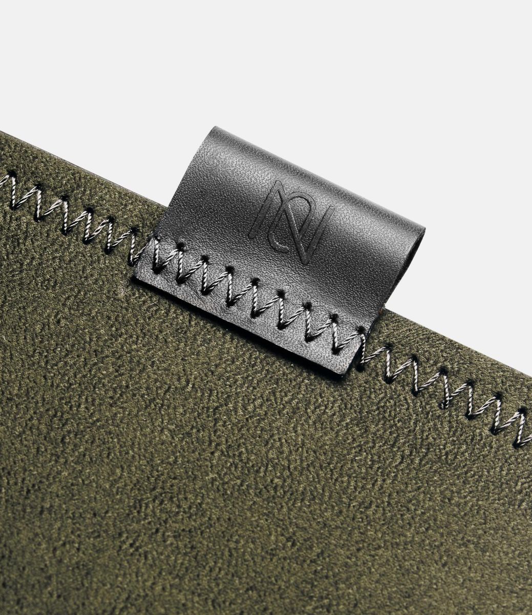 NOOE Suede Desk Olive — коврик для рабочего стола