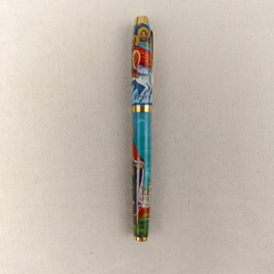 Ручка с ручной росписью Палех "Александр Невский"