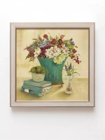 Картины на стену интерьерная на холсте 4 шт, 23*23 см