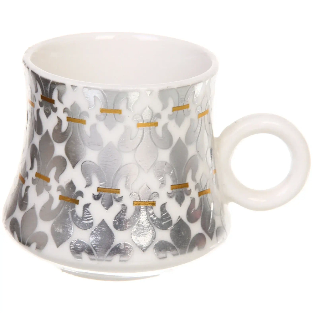 Кофейный набор 12 предметов «Восточная сказка» ( 6кружек 90мл+6 блюдец), роспись