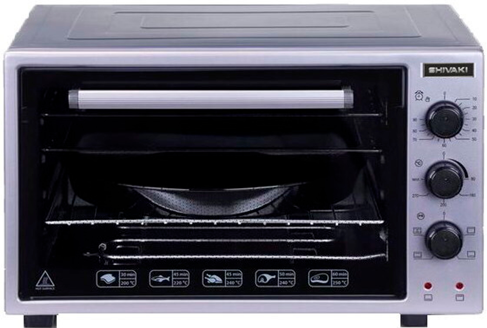 Электродуховка Shivaki MD 4218 L серебристый