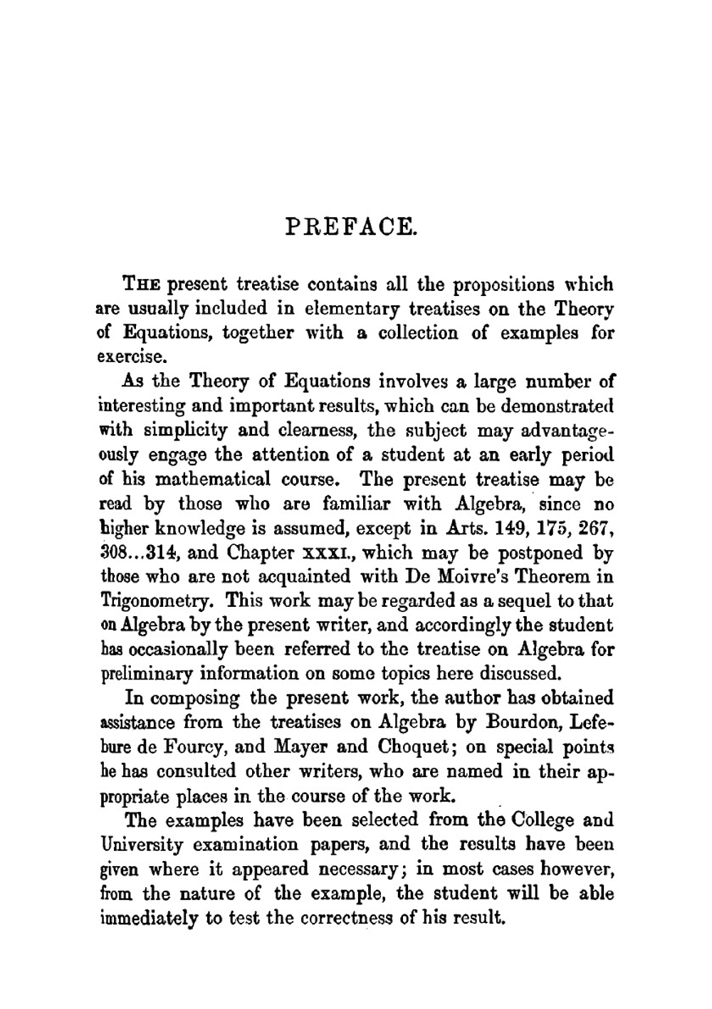 An elementary treatise on the theory of equations, with a collection of examples | I. Todhunter