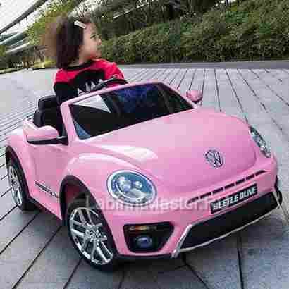 Детский электромобиль S303, Volkswagen, розовый