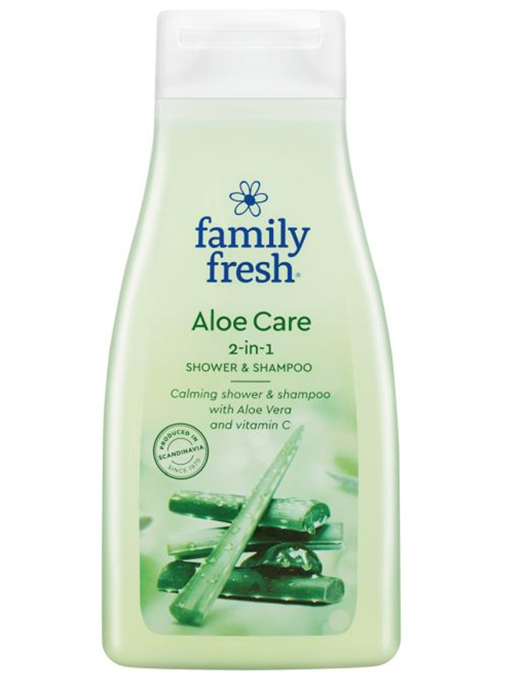 FAMILY FRESH ALOE CARE МЫЛО ДЛЯ ДУША И ШАМПУНЬ 500 МЛ