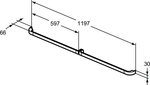 Комплект ручек 597x66x30 мм Ideal Standard TONIC II R4361FM для подстолья и декоративного модуля для умывальника