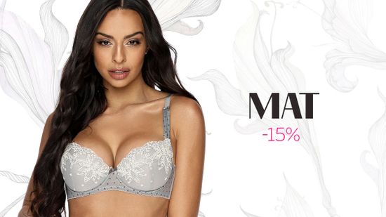 Скидка 15% на нижнее белье бренда MAT!