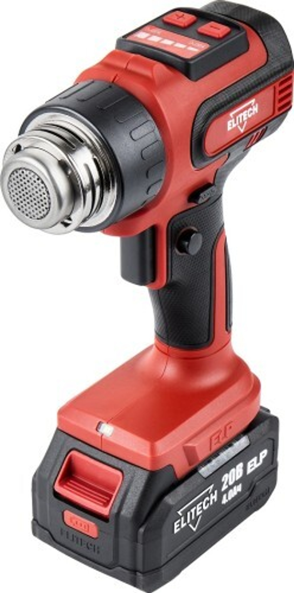 Фен строительный ELITECH ТВА 20СЛ5 аккумуляторный 205707