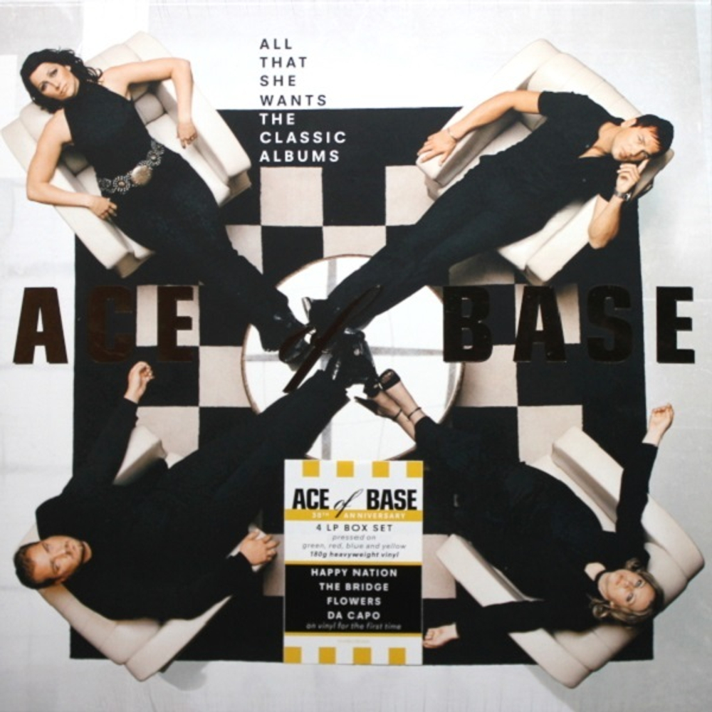 Ace Of Base / All That She Wants: The Classic Albums (Limited Edition Box Set)(Coloured Vinyl)(4LP)