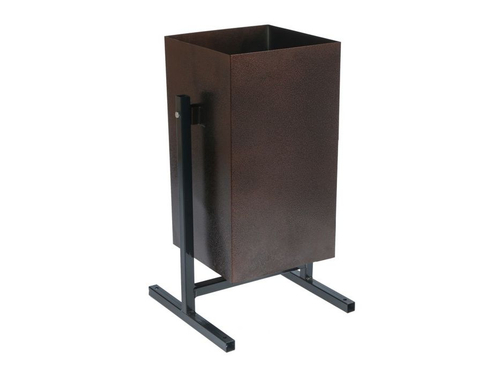 Урна У-1 квадратная коричневая металл