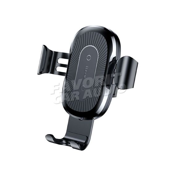 Держатель Baseus WXYL-01 бесп. зарядка чёрный