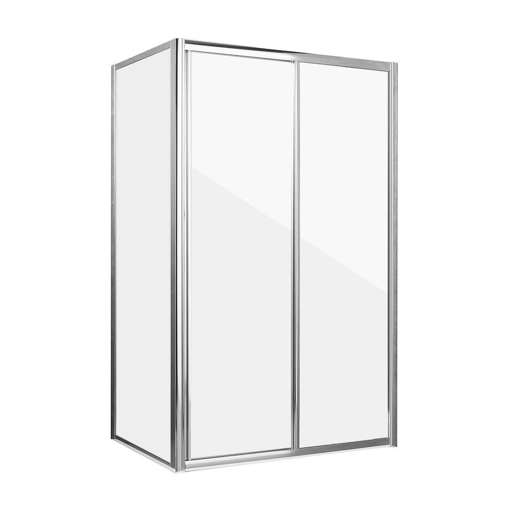 Душевой уголок дверь раздвижная 100x80 GROSSMAN GR-1080Al профиль хром стекло прозрачное 4 мм
