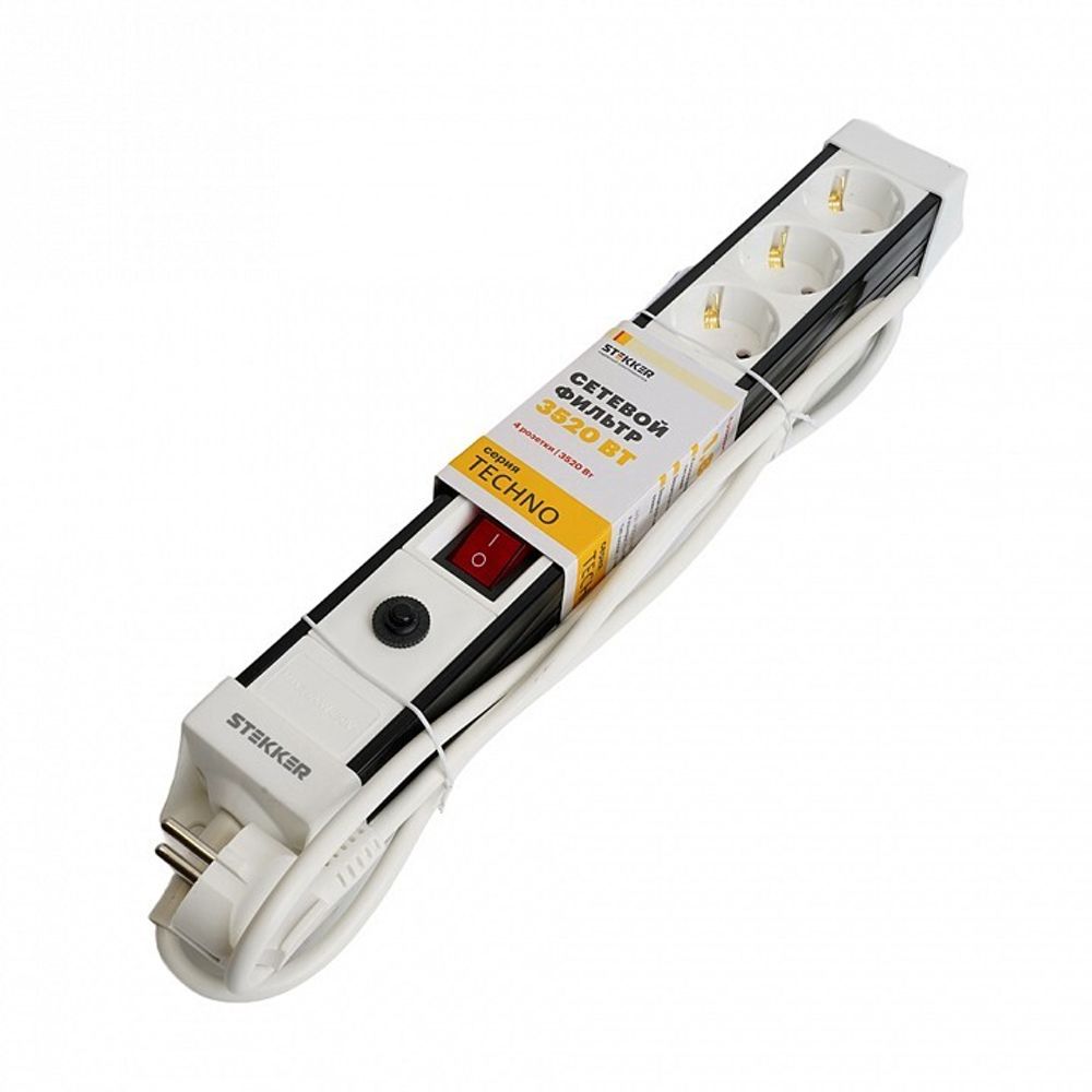 Сетевой фильтр Stekker Techno 50147