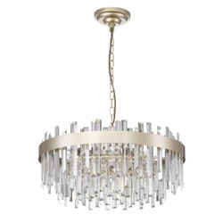 Citilux Лаура CL301282 Люстра хрустальная подвесная Шампань