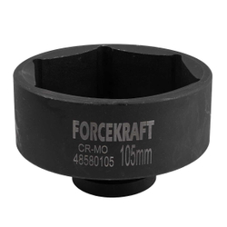 Головка ударная глубокая 1'', 105мм (6гр.) FORCEKRAFT FK-48580105