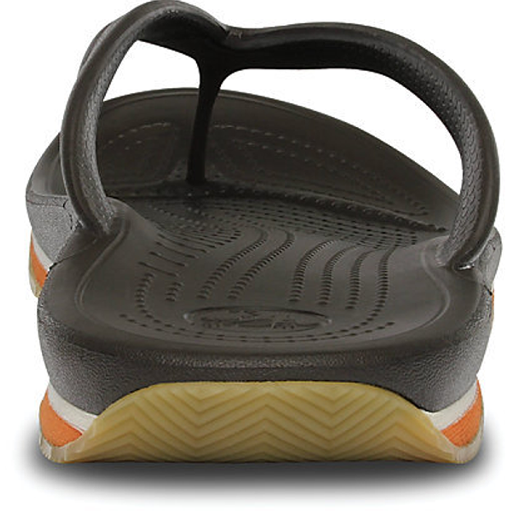 Шлепанцы Crocs Retro Flip Espresso / Pumpkin