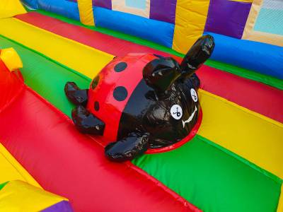 Коммерческий надувной батут «Лесная команда», 10*5*5 м