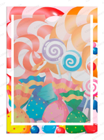 Табличка Карамельки с карманом А4 056