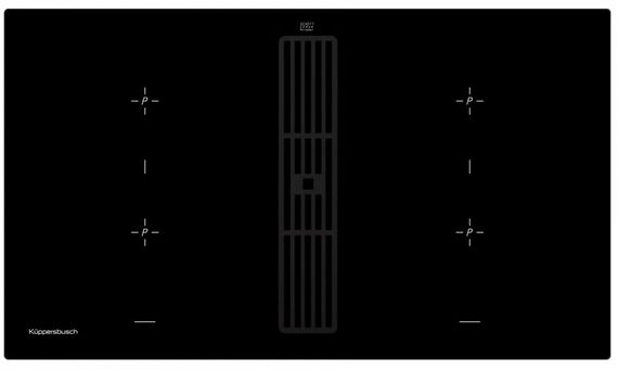Варочная панель с вытяжкой Kuppersbusch KMI 9850.0 SR