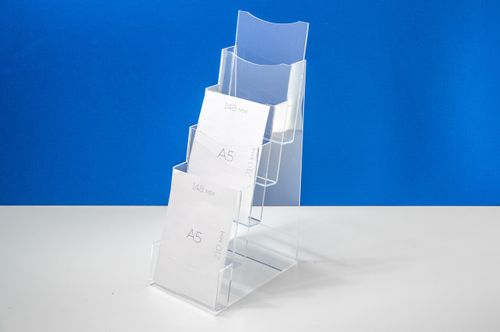 Буклетница А5 вертикальная 5-ти ярусная