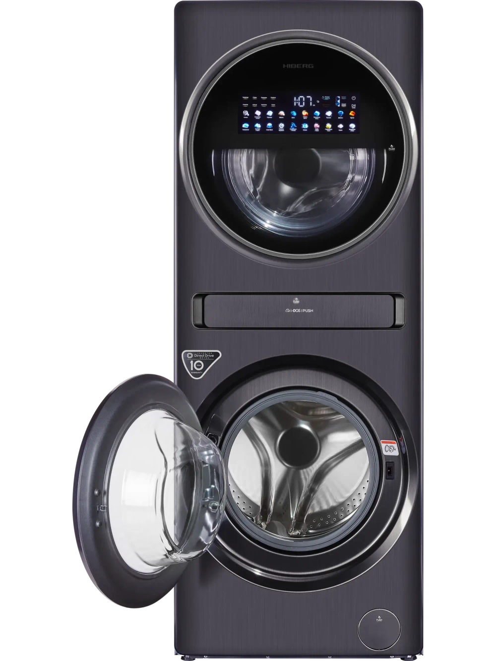 Стиральная машина c сушкой Hiberg TOWER i-DD 107-612 Sd