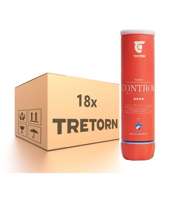 Упаковка теннисных мячей Tretorn PZT Serie+ Control (red can) - 18 x 4B