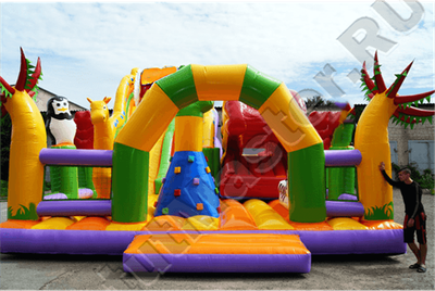 Большая и высокая горка "Африка 2"