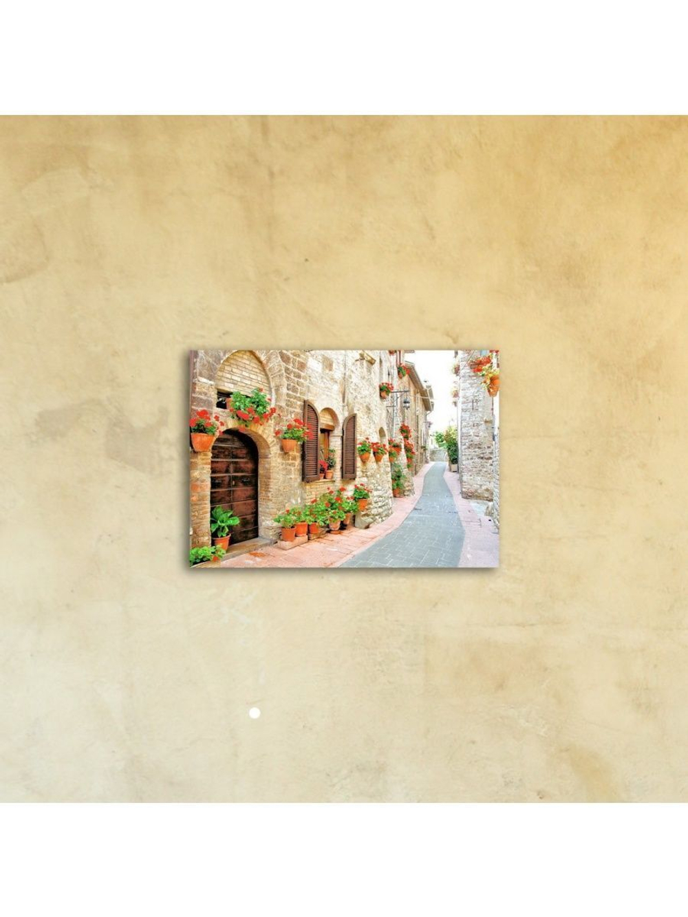Картина на стекле "Дорога в верхний город" Декор для дома, подарок