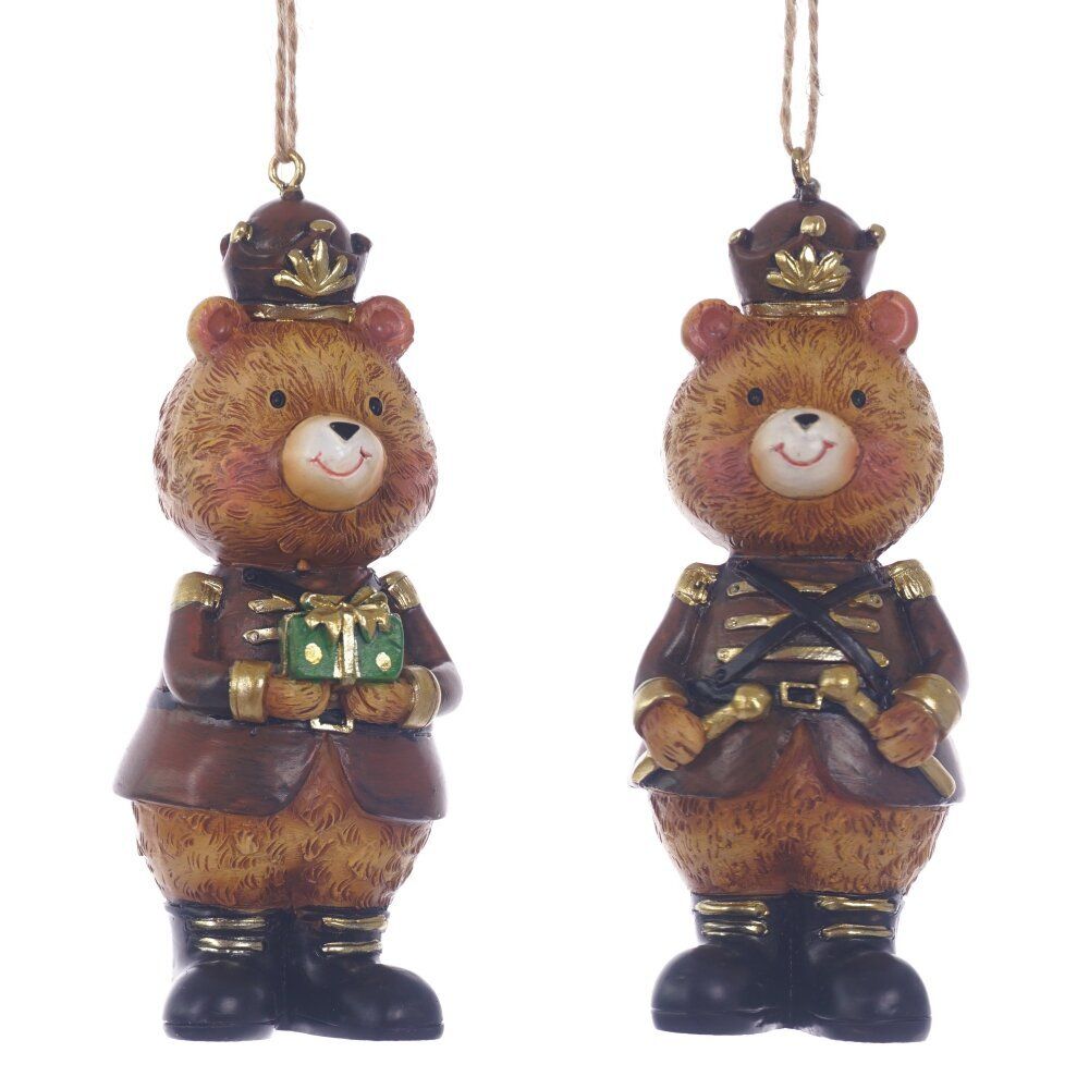 GAEM Фигурка декоративная подвесная "Медвежонок", L3,5 W3,5 H10,5 см, 2в.