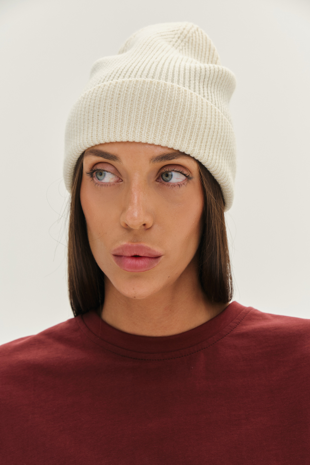 Шапка SOFT BASE | Молочный