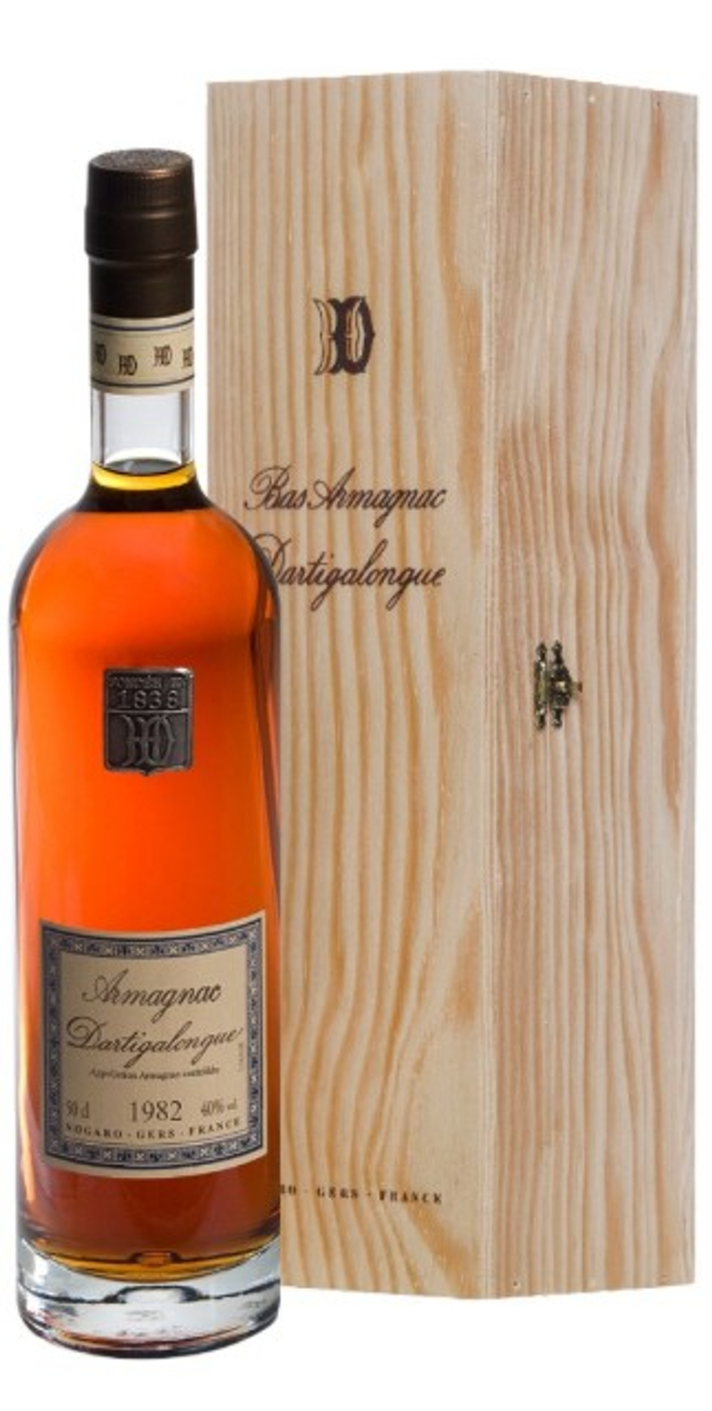 Арманьяк Dartigalongue, Bas Armagnac AOC, 1982, 0.5 л.