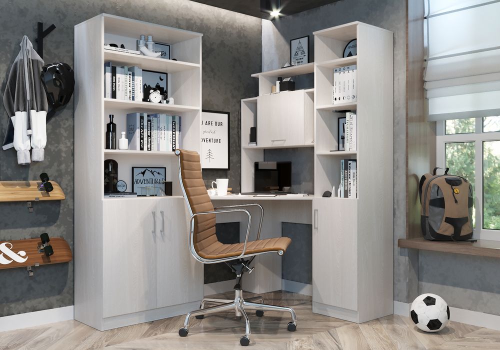 Шкаф пенал АНКОР (Ясень светлый Анкор), Милана, г. Уфа